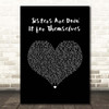 Aretha Franklin Sisters Are Doin' It for Themselves Black Heart Song Lyric Print