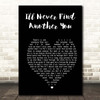 The Seekers I'll Never Find Another You Black Heart Song Lyric Print