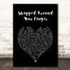 The Police Wrapped Around Your Finger Black Heart Song Lyric Print