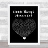 Kitty Kallen Little Things Mean a Lot Black Heart Song Lyric Print