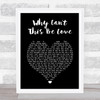 Van Halen Why Can't This Be Love Black Heart Song Lyric Print