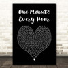 John Miles One Minute Every Hour Black Heart Song Lyric Print