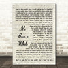 Staind It's Been A While Song Lyric Vintage Script Quote Print