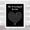 George Ezra The Beautiful Dream Black Heart Song Lyric Print