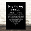 Sarah McLachlan Song For My Father Black Heart Song Lyric Print