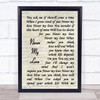 The Association Never My Love Song Lyric Vintage Script Quote Print