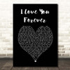 Logic I Love You Forever Black Heart Song Lyric Print