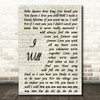 The Beatles I Will Song Lyric Vintage Script Quote Print