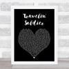 Dixie Chicks Travelin' Soldier Black Heart Song Lyric Print