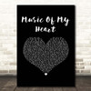 Gloria Estefan Music Of My Heart Black Heart Song Lyric Print