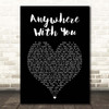 Jake Owen Anywhere With You Black Heart Song Lyric Print