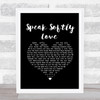 Andy Williams Speak Softly Love Black Heart Song Lyric Print