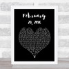 Koe Wetzel February 28, 2016 Black Heart Song Lyric Print