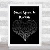 Lana Del Rey Once Upon A Dream Black Heart Song Lyric Print