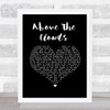 Paul Weller Above The Clouds Black Heart Song Lyric Print