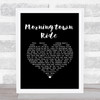 The Seekers Morningtown Ride Black Heart Song Lyric Print