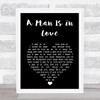 The Waterboys A Man Is in Love Black Heart Song Lyric Print