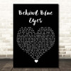 The Who Behind Blue Eyes Black Heart Song Lyric Print