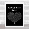 Christy Moore Bright Blue Rose Black Heart Song Lyric Print