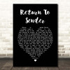 Elvis Presley Return To Sender Black Heart Song Lyric Print