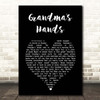 Bill Withers Grandma's Hands Black Heart Song Lyric Print