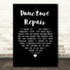 Elbow Puncture Repair Black Heart Song Lyric Print