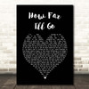 Auli'i Cravalho How Far I'll Go Black Heart Song Lyric Print