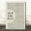 Wham Wake Me Up Before You Go-Go Song Lyric Vintage Script Quote Print