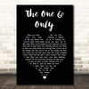 Gladys Knight The One & Only Black Heart Song Lyric Print