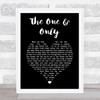 Gladys Knight The One & Only Black Heart Song Lyric Print