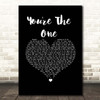 Hoobastank You're The One Black Heart Song Lyric Print