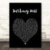 Peter Gabriel Solsbury Hill Black Heart Song Lyric Print