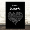 The Waifs Love Serenade Black Heart Song Lyric Print
