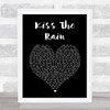 Billie Myers Kiss The Rain Black Heart Song Lyric Print