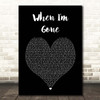 Eminem When I'm Gone Black Heart Song Lyric Print