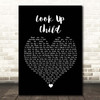 Lauren Daigle Look Up Child Black Heart Song Lyric Print