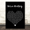 Selena Disco Medley Black Heart Song Lyric Print