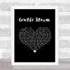 Elbow Gentle Storm Black Heart Song Lyric Print