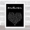 Free Heartbreaker Black Heart Song Lyric Print