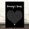 Loggins and Messina Danny's Song Black Heart Song Lyric Print