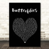 Queen Naija Butterflies Black Heart Song Lyric Print