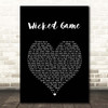 Chris Isaak Wicked Game Black Heart Song Lyric Print
