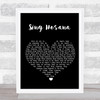 Kevin Mayhew Sing Hosana Black Heart Song Lyric Print