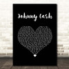 Kid Rock Johnny Cash Black Heart Song Lyric Print