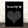 Run River North Growing Up Black Heart Song Lyric Print