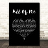 Stryper All Of Me Black Heart Song Lyric Print