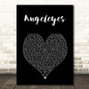 ABBA Angeleyes Black Heart Song Lyric Print