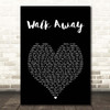 Donna Summer Walk Away Black Heart Song Lyric Print