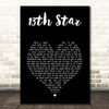 Fish 13th Star Black Heart Song Lyric Print