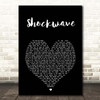 Liam Gallagher Shockwave Black Heart Song Lyric Print